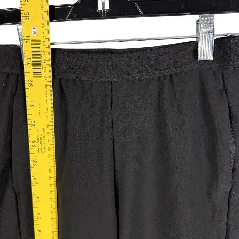 The North Face Girls Medium 10/12 Black  Jogger Sweatpants Pockets Branded Waist